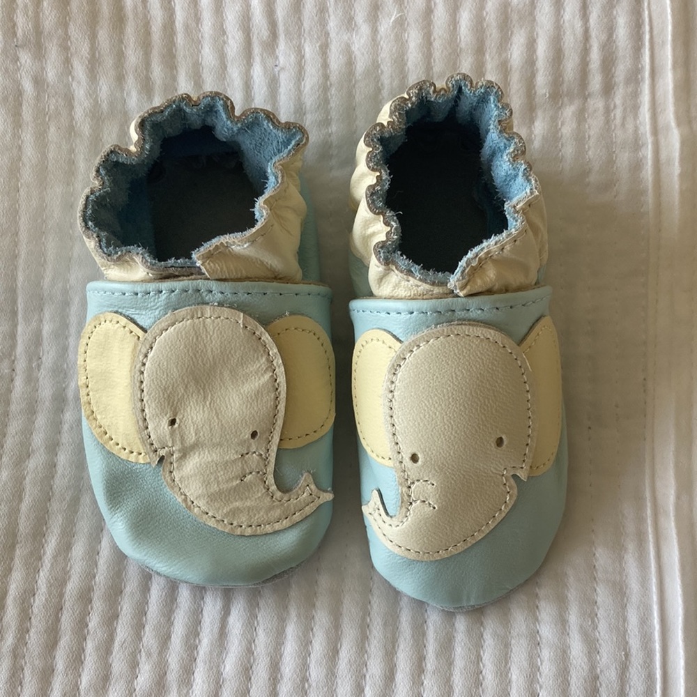 Robeez elephant baby shoes